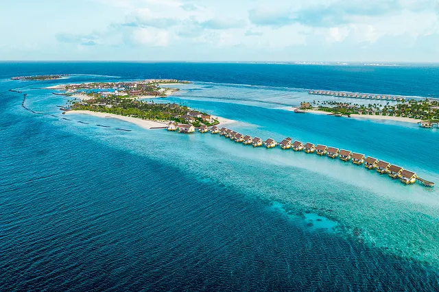 looking down on Crossroads Maldives